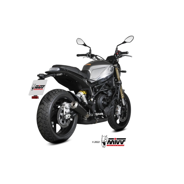 Mivv Slip-On X-M1 Black Benelli Leoncino 800 2022-24