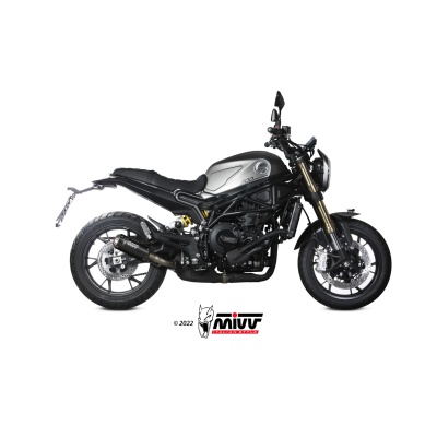 Mivv Slip-On Mk3 Black Benelli Leoncino 800 2022-24