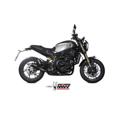 Mivv Slip-On Mk3 carbono Benelli Leoncino 800 2022-24