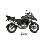 Mivv Slip-On Speed edge St. Steel con tapa carbono Benelli TRK 502 X 2018-24