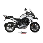 Mivv Slip-On Delta Race Black Benelli TRK 502 2017-24