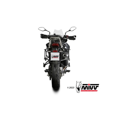 Mivv Slip-On Oval carbono con tapa carbono Benelli TRK 702 / X 2023-24