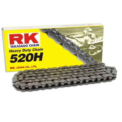 RK Cadena 520H con 120 Eslabones Enganche Clip Rápido
