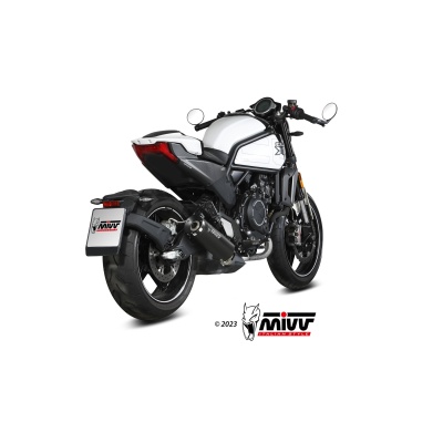 Mivv Slip-On HR-1 Black CF Moto 700 CL-X 2023-25