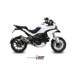 Mivv Slip-On Suono St. Steel con tapa carbono Ducati Multistrada 1200 2010-14