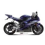 Mivv Slip-On Suono St. Steel con tapa carbono Yamaha YZF 600 R6 2006-16