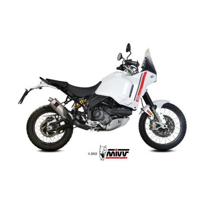 Mivv Slip-On Dakar Titanium Ducati Desert X 2022-24