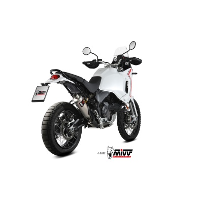 Mivv Slip-On Dakar Titanium Ducati Desert X 2022-24