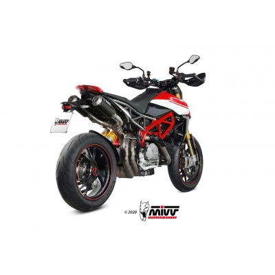Mivv 2 Slip-On Mk3 carbono Ducati Hypermotard 950 / SP / RVE 2019-22