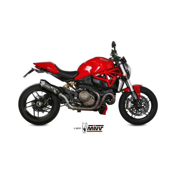 Mivv Slip-On Delta Race black Ducati Monster 1200 / S 2014-16