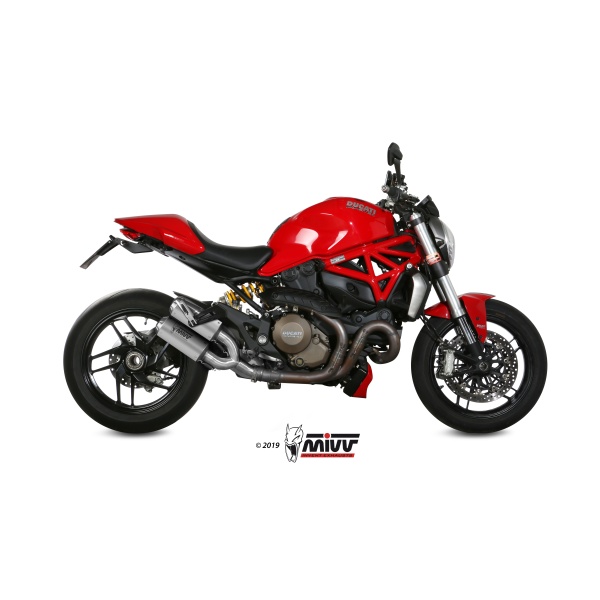 Mivv 2 Slip-On Mk3 St. Steel Ducati Monster 1200 / S 2014-16