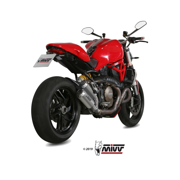 Mivv 2 Slip-On Mk3 St. Steel Ducati Monster 1200 / S 2014-16