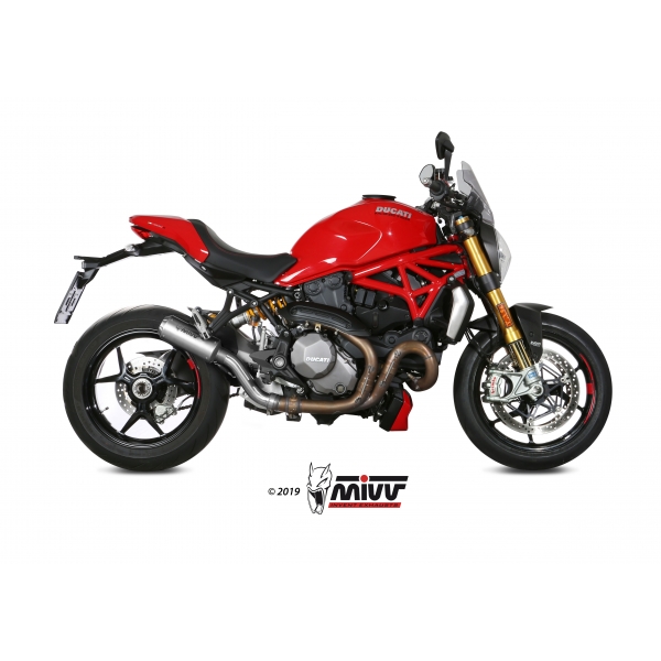 Mivv Slip-On Mk3 St. Steel Ducati Monster 821 2018-20 / Monster 1200 2017-21