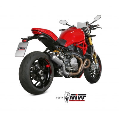 Mivv Slip-On Mk3 St. Steel Ducati Monster 821 2018-20 / Monster 1200 2017-21
