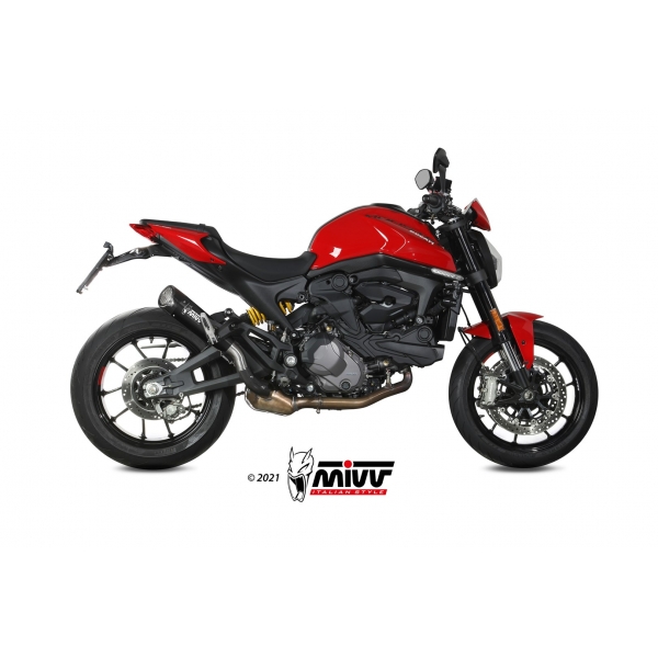Mivv Slip-On X-M5 black Ducati Monster 2021-24