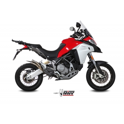 Mivv Tubo no kat (compatible con Silencioso Mivv y Original) Ducati Multistrada 1200 Enduro 2016-18