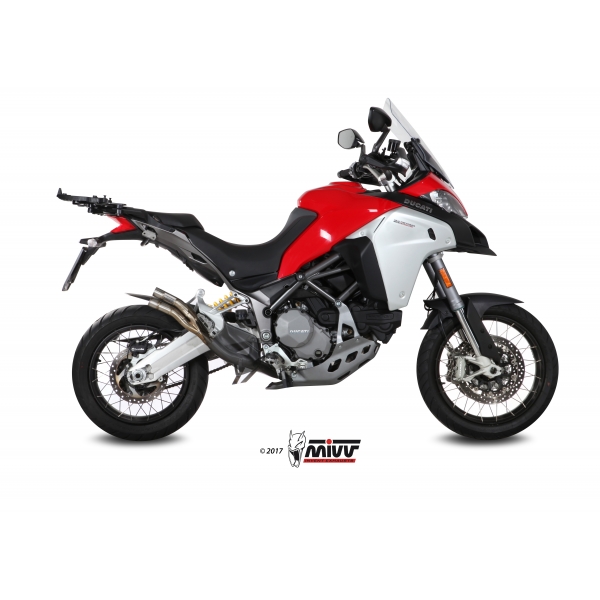 Mivv Tubo no kat (compatible con Silencioso Mivv y Original) Ducati Multistrada 1200 Enduro 2016-18