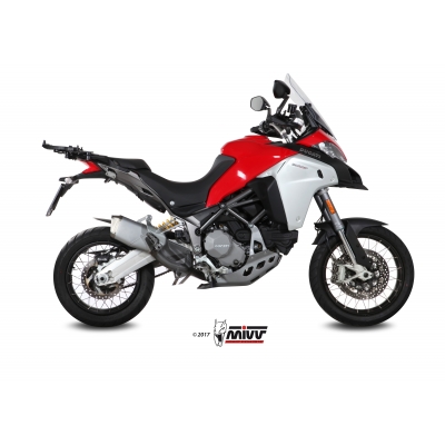 Mivv Tubo no kat (compatible con Silencioso Mivv y Original) Ducati Multistrada 1200 Enduro 2016-18