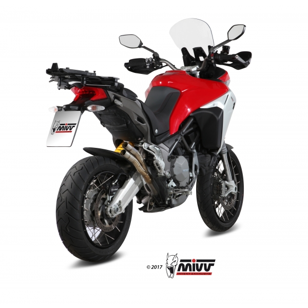 Mivv Tubo no kat (compatible con Silencioso Mivv y Original) Ducati Multistrada 1200 Enduro 2016-18