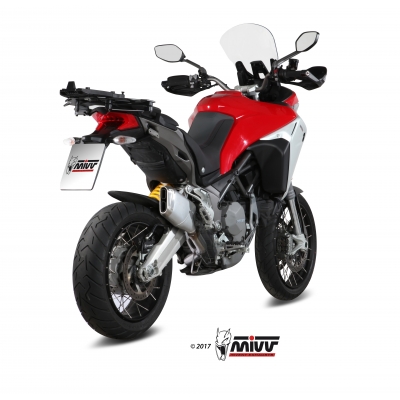 Mivv Tubo no kat (compatible con Silencioso Mivv y Original) Ducati Multistrada 1200 Enduro 2016-18