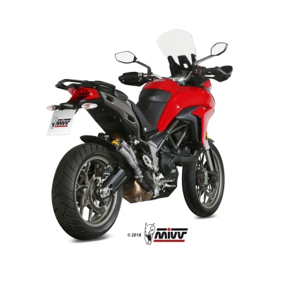 Mivv Slip-On Double Gun St. Steel Ducati Multistrada 950/S 2017-21 / Multistrada 1200 Enduro 2016-18