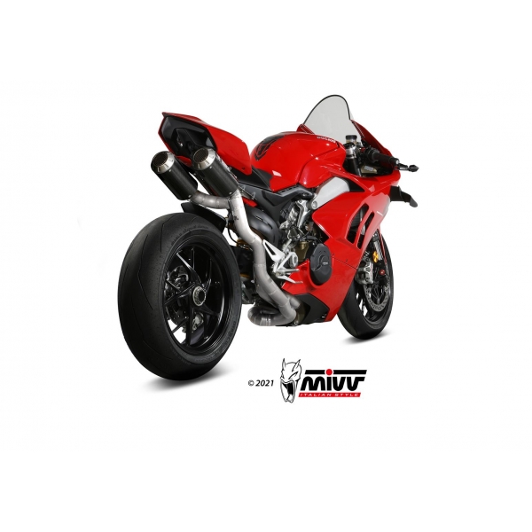 Mivv Full system 2x2 MK3 carbono Ducati Panigale V4 2018-22