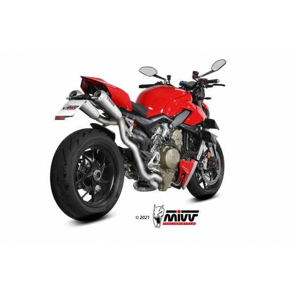 Mivv Full system 2x2 X-M1 titan Ducati Streetfighter V4 2020-22