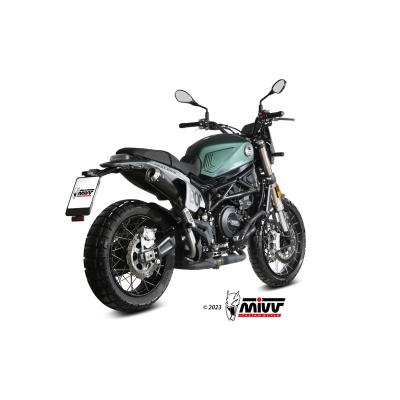 Mivv Slip-On X-M1 Black Benelli Leoncino 800 Trail 2022-24