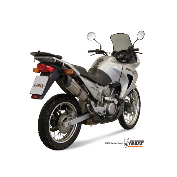 Mivv Slip-On Suono St. Steel con tapa carbono Honda XLV 650 Transalp  2000-04