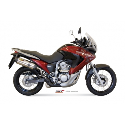 Mivv Slip-On Suono St. Steel con tapa carbono Honda XLV Transalp  700 2008-13