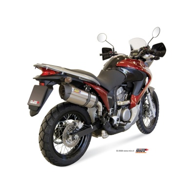 Mivv Slip-On Suono St. Steel con tapa carbono Honda XLV Transalp  700 2008-13