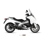 Mivv Slip-On Suono black con tapa carbono Honda Integra  700/750 / NC 700/750 S / X