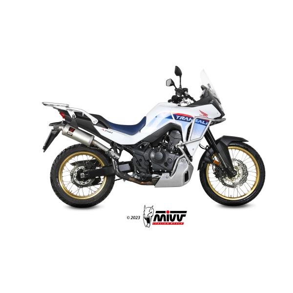 Mivv Slip-On Dakar St. Steel Honda XL750 Transalp  2023-24