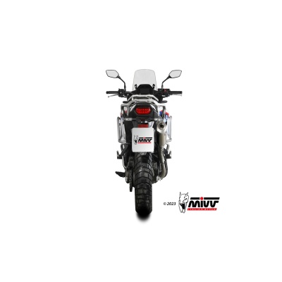 Mivv Slip-On Dakar St. Steel Honda XL750 Transalp  2023-24