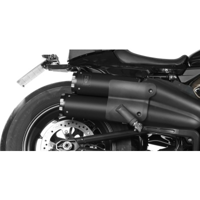 Mivv 2 Slip-On HR-1 Black Harley Davidson Sportster S 2021-24
