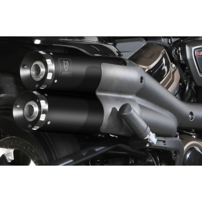 Mivv 2 Slip-On HR-1 Black Harley Davidson Sportster S 2021-24