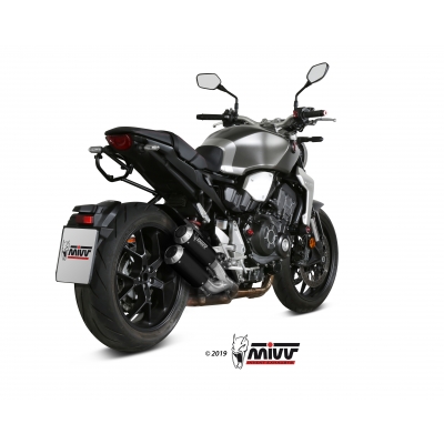 Mivv 2 Slip-On Mk3 black Honda CB 1000 R 2018-24