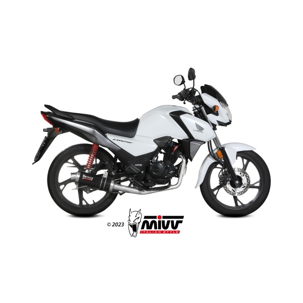 Mivv Full system 1x1 GP Black Honda CB 125 F 2021-2024