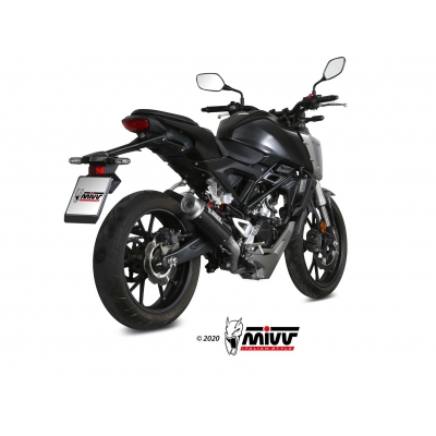 Mivv Full system 1x1 GP Pro carbono Honda CB 125 R 2018-20