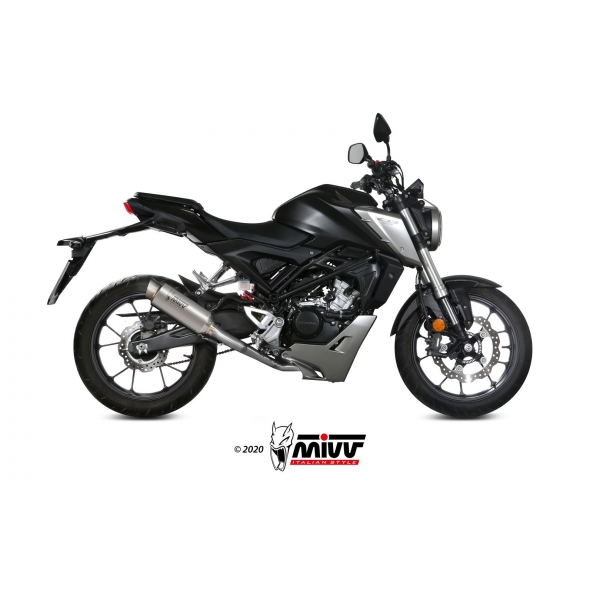 Mivv Full system 1x1 GP Pro titan Honda CB 125 R 2018-20