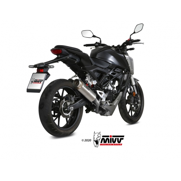 Mivv Full system 1x1 GP Pro titan Honda CB 125 R 2018-20