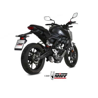 Mivv Full system 1x1 MK3 St. Steel Honda CB 125 R 2018-20