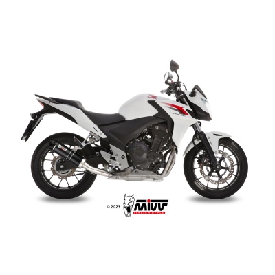 Mivv Slip-On GP carbon con tapa carbono Honda CB 500 F/X / CBR 500 R 2013-15