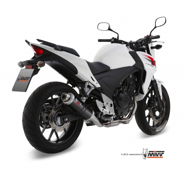 Mivv Slip-On GP carbon Honda CB 500 F / X / CBR 500 R 2013-15