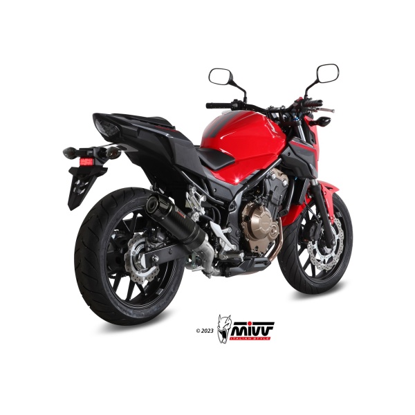 Mivv Slip-On GP carbon con tapa carbono Honda CB 500 F 2016-18