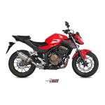 Mivv Slip-On Suono St. Steel con tapa carbono Honda CB 500 F 2016-18