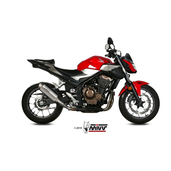 Mivv Slip-On GP Pro Titan Honda CB 500 F 2019-24