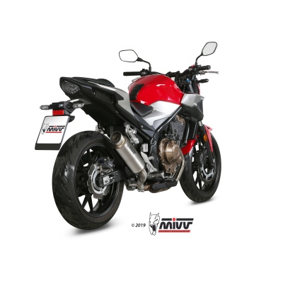 Mivv Slip-On GP Pro Titan Honda CB 500 F 2019-24