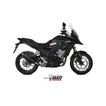 Mivv Slip-On Suono black con tapa carbono Honda CB 500 X 2017-22