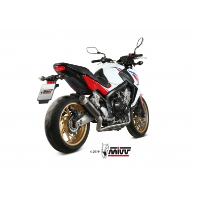 Mivv Full system 4x2x1 GP Pro black Honda CB 650 F 2014-18